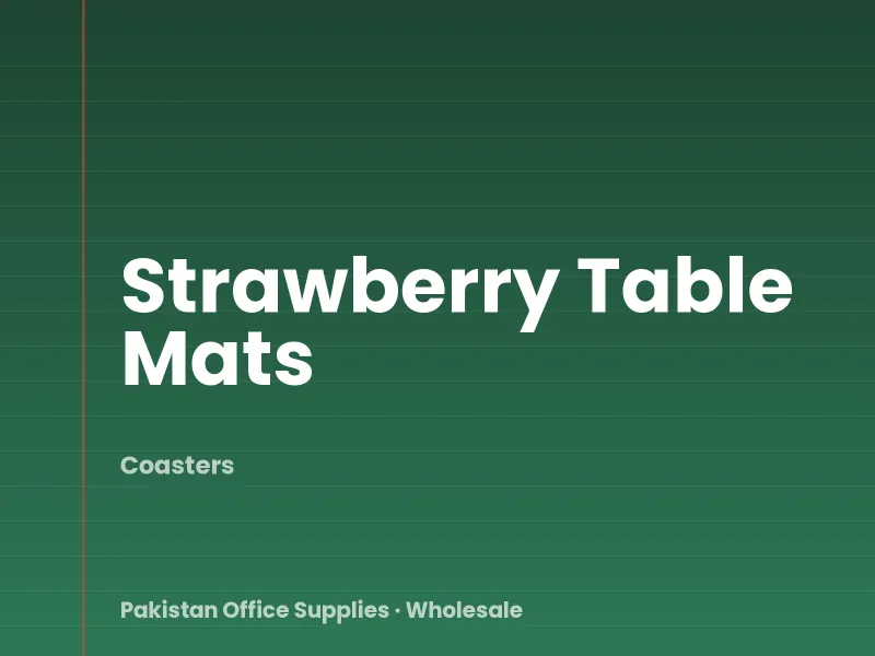 Strawberry Table Mats
