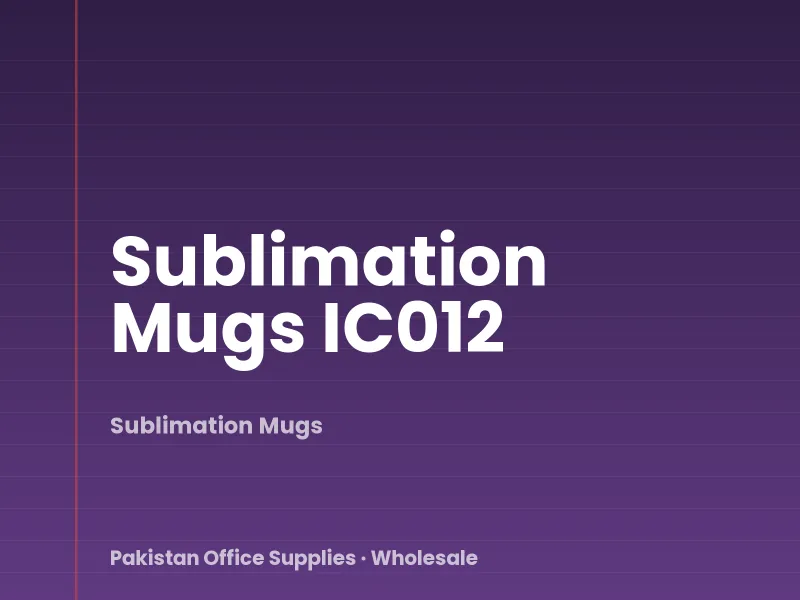 Sublimation Mugs IC012