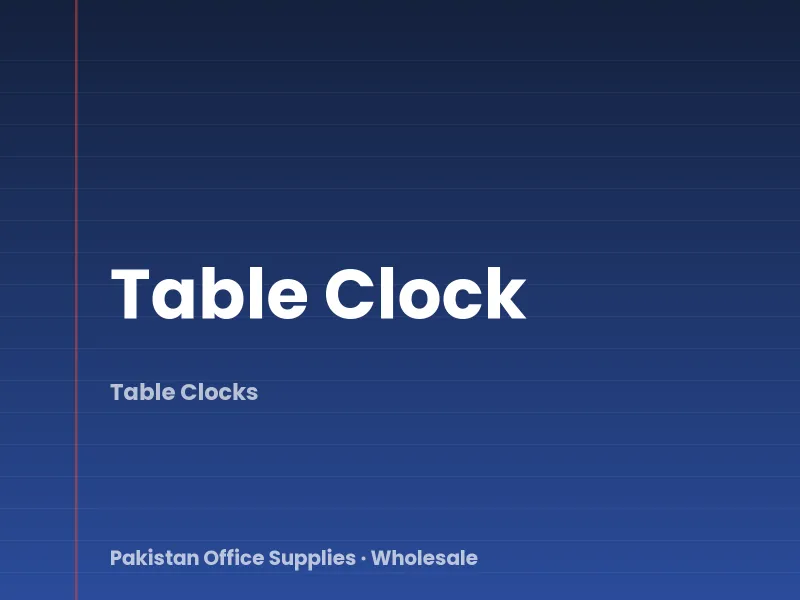 Table Clock