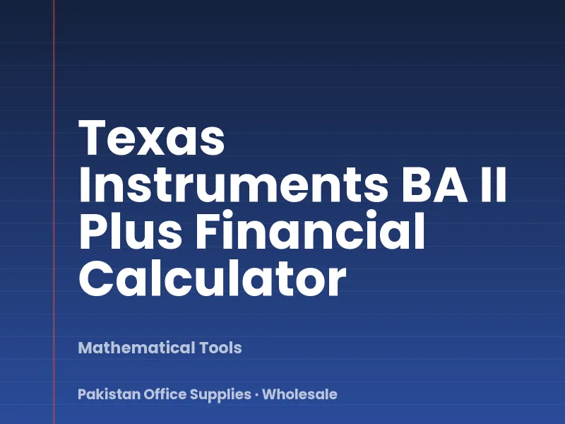 Texas Instruments BA II Plus Financial Calculator