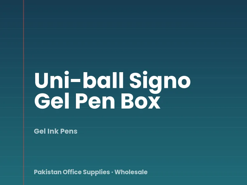 Uni-ball Signo Gel Pen Box