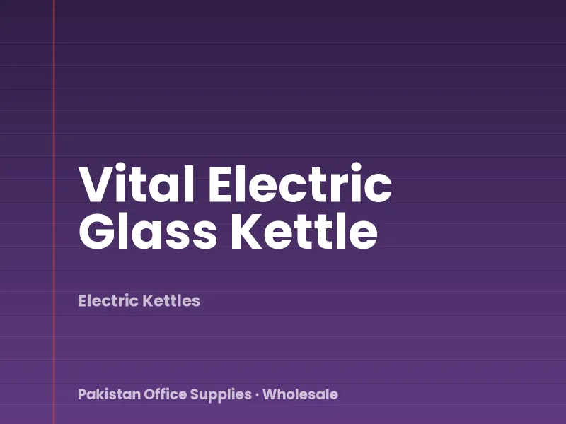 Vital Electric Glass Kettle