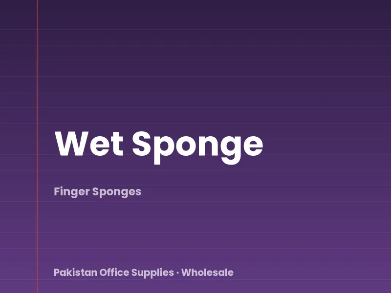 Wet Sponge
