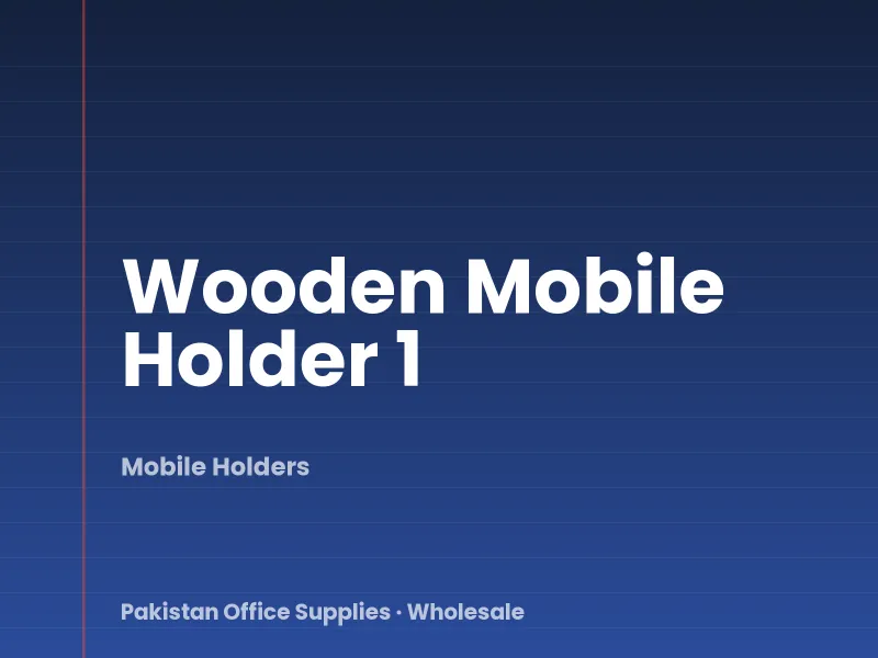 Wooden Mobile Holder 1