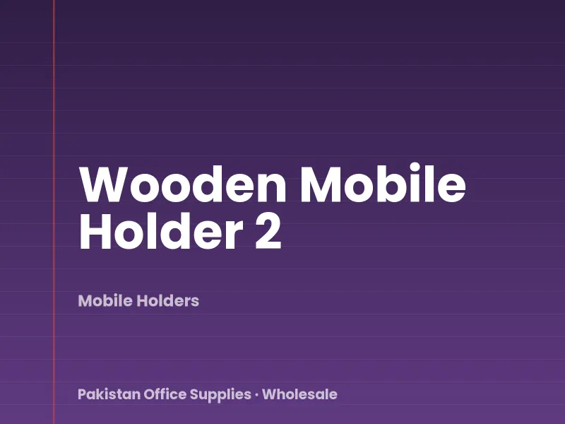 Wooden Mobile Holder 2