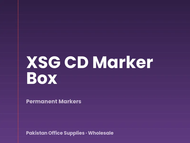 XSG CD Marker Box