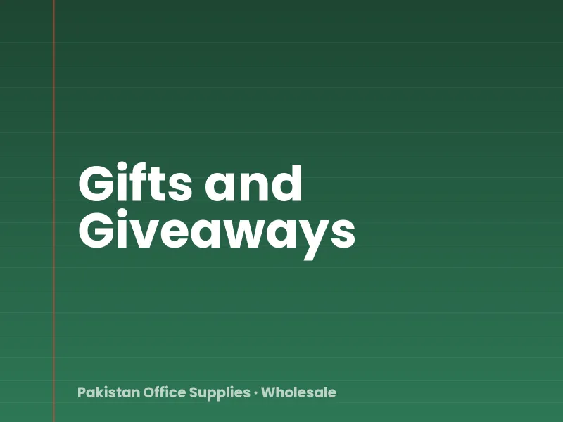 Gifts and Giveaways